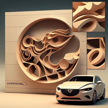 3D модель Mazda3 (STL)